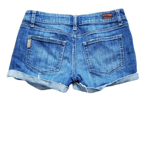 Paige Cuffed Denim Shorts - Picture 2 of 8